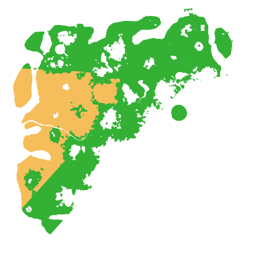 Biome Rust Map: Procedural Map, Size: 4500, Seed: 2093445