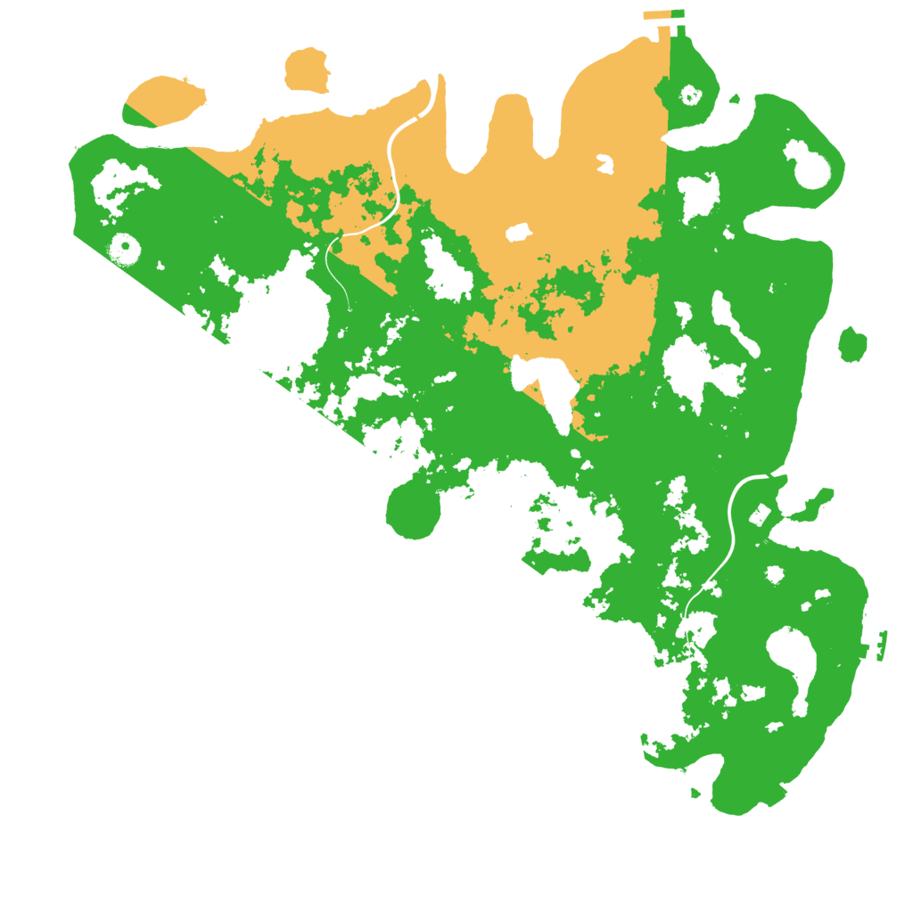 Biome Rust Map: Procedural Map, Size: 4500, Seed: 3408314