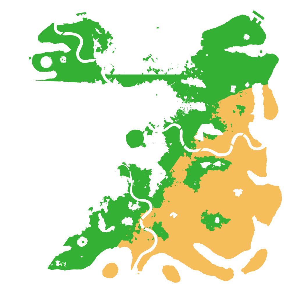 Biome Rust Map: Procedural Map, Size: 4500, Seed: 3929938