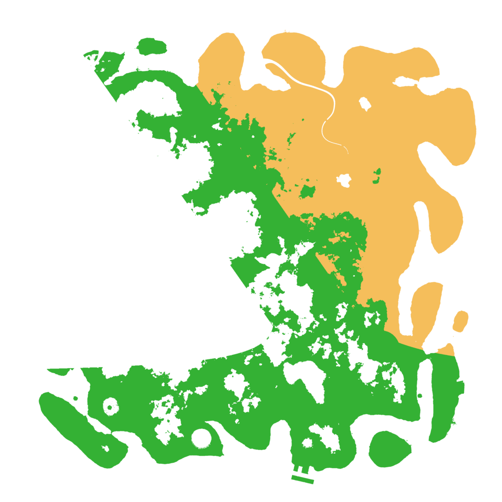 Biome Rust Map: Procedural Map, Size: 4500, Seed: 1427155