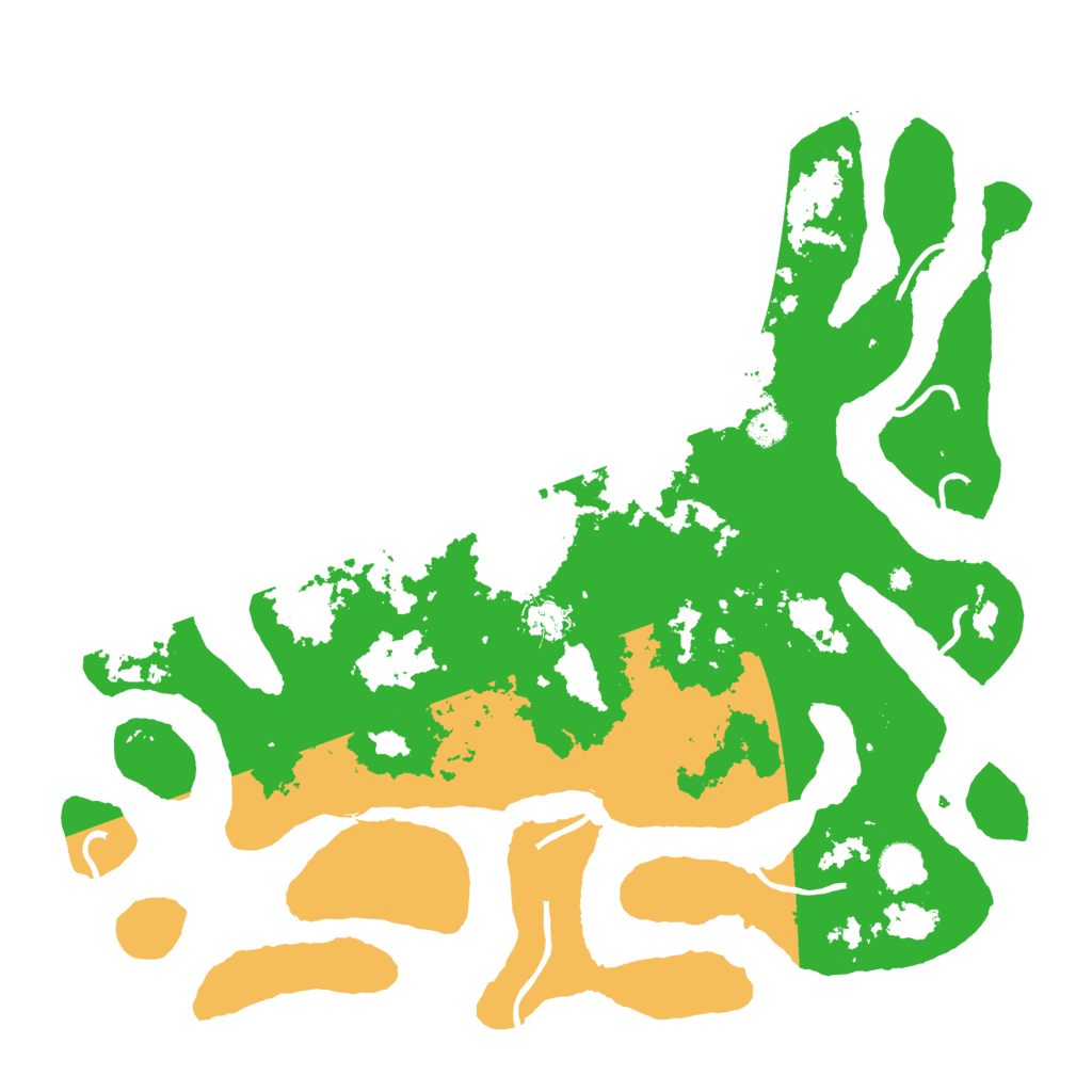 Biome Rust Map: Procedural Map, Size: 4500, Seed: 3203215