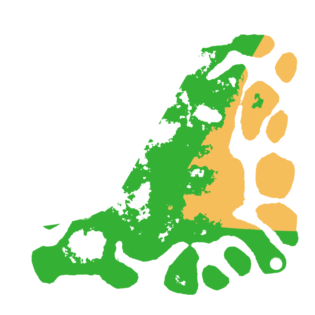 Biome Rust Map: Barren, Size: 4500, Seed: 5833514