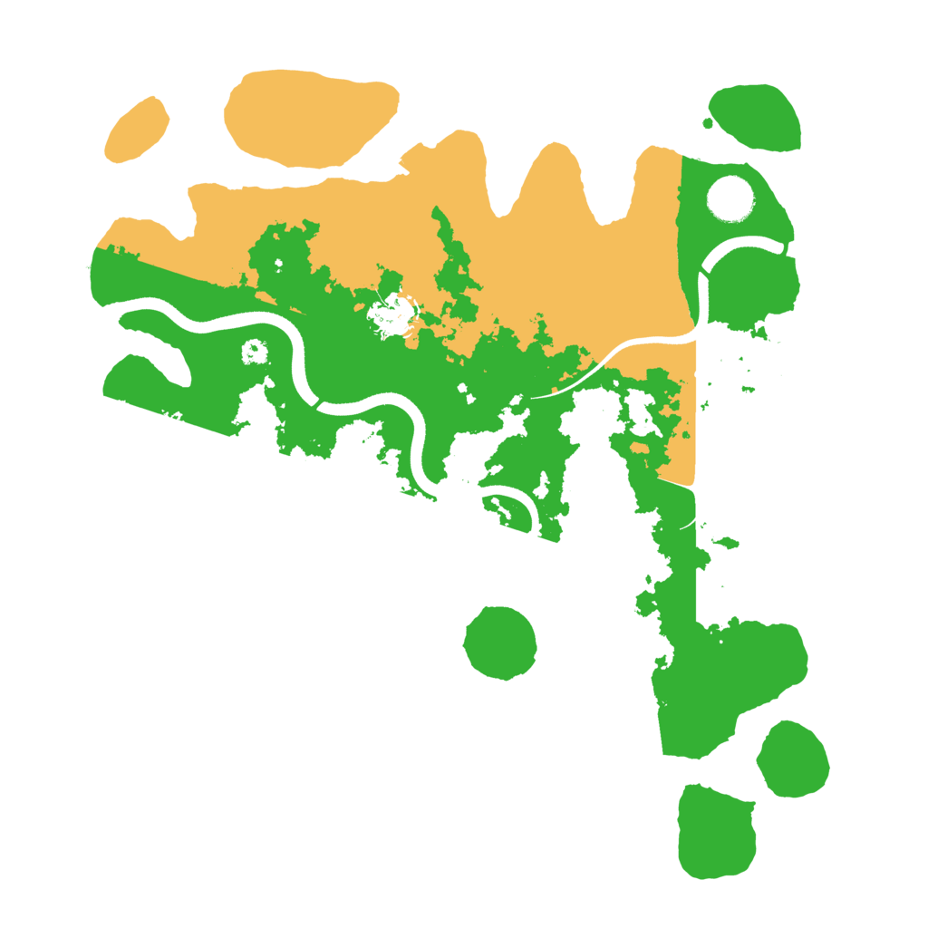 Biome Rust Map: Procedural Map, Size: 3550, Seed: 76679