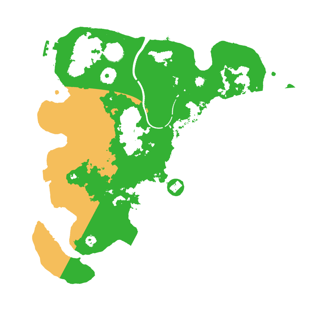 Biome Rust Map: Procedural Map, Size: 3000, Seed: 20171083