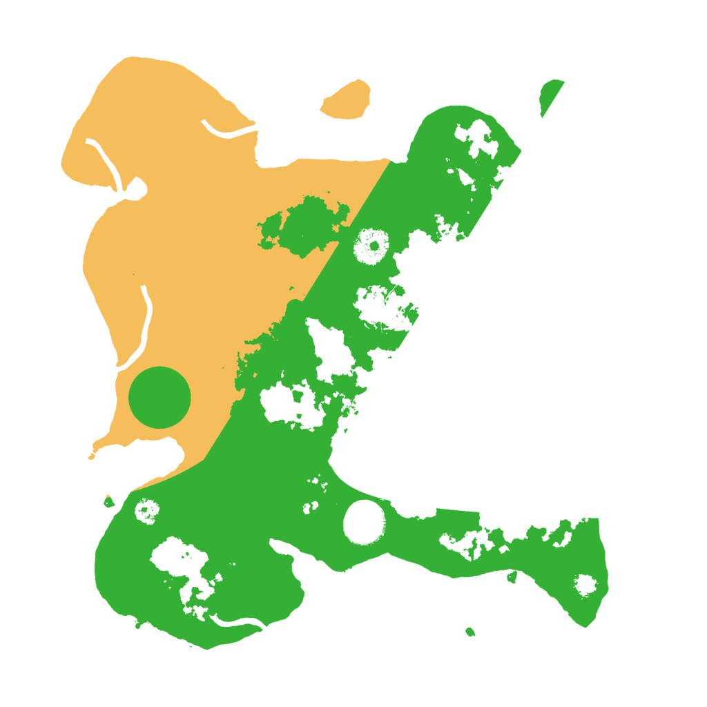 Biome Rust Map: Procedural Map, Size: 3000, Seed: 8422