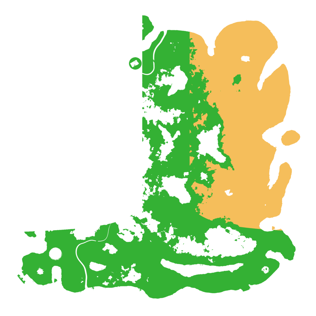 Biome Rust Map: Procedural Map, Size: 4500, Seed: 330975