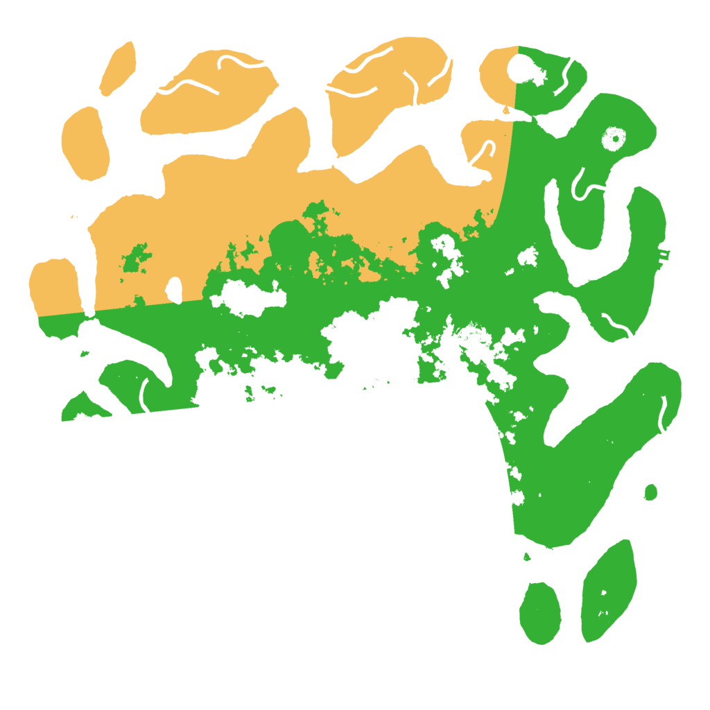 Biome Rust Map: Procedural Map, Size: 4500, Seed: 4518639