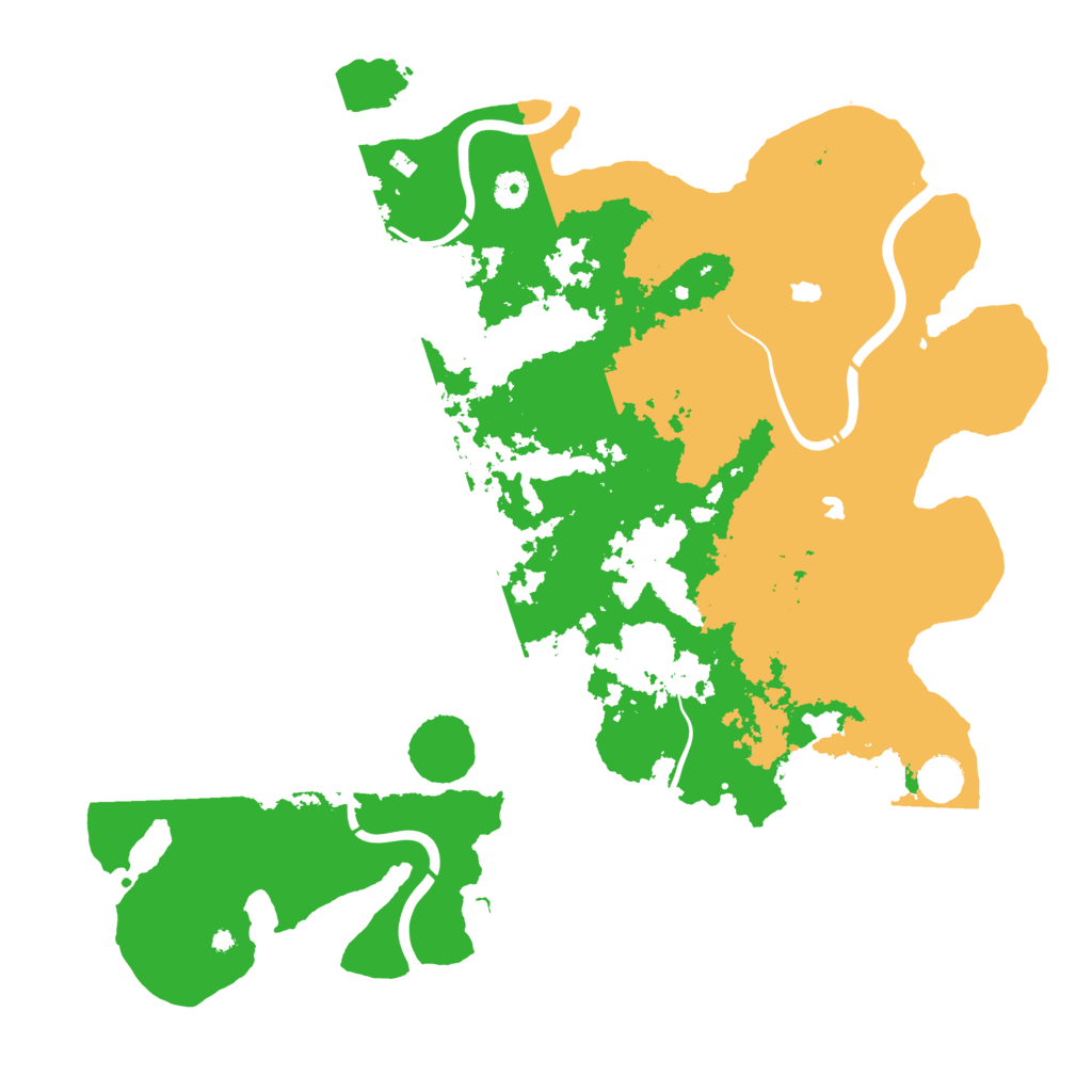 Biome Rust Map: Procedural Map, Size: 4500, Seed: 4957513