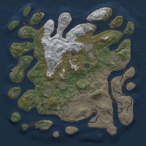 Thumbnail Rust Map: Procedural Map, Size: 4500, Seed: 560792, 20 Monuments