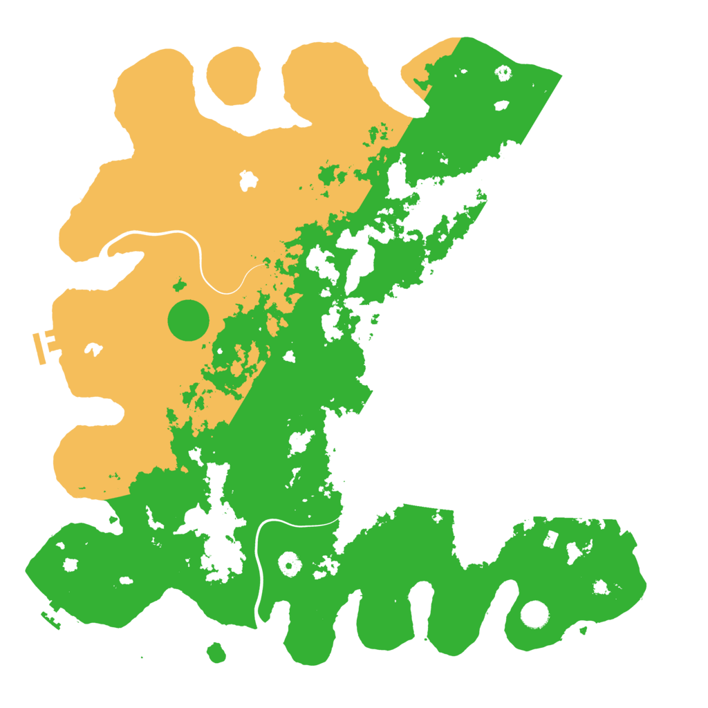 Biome Rust Map: Procedural Map, Size: 4500, Seed: 3644592