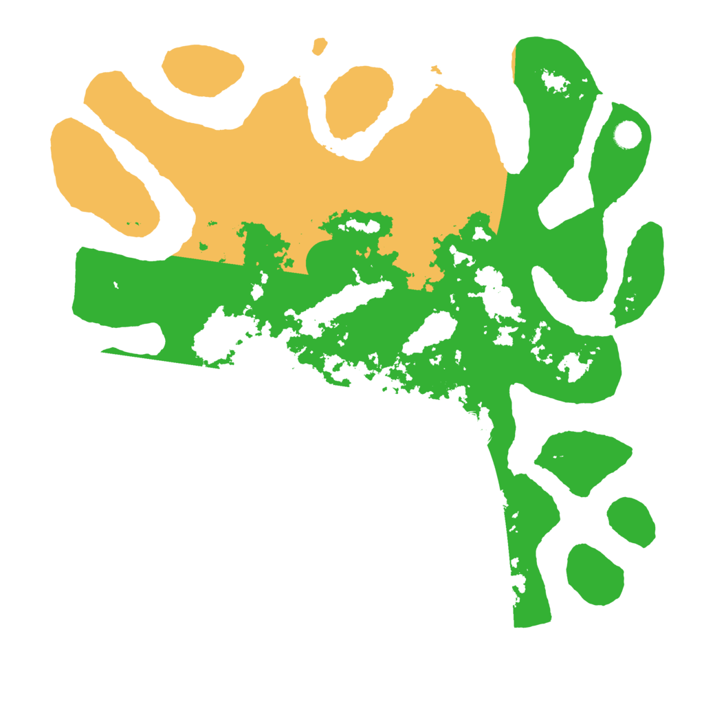 Biome Rust Map: Barren, Size: 4500, Seed: 4308818