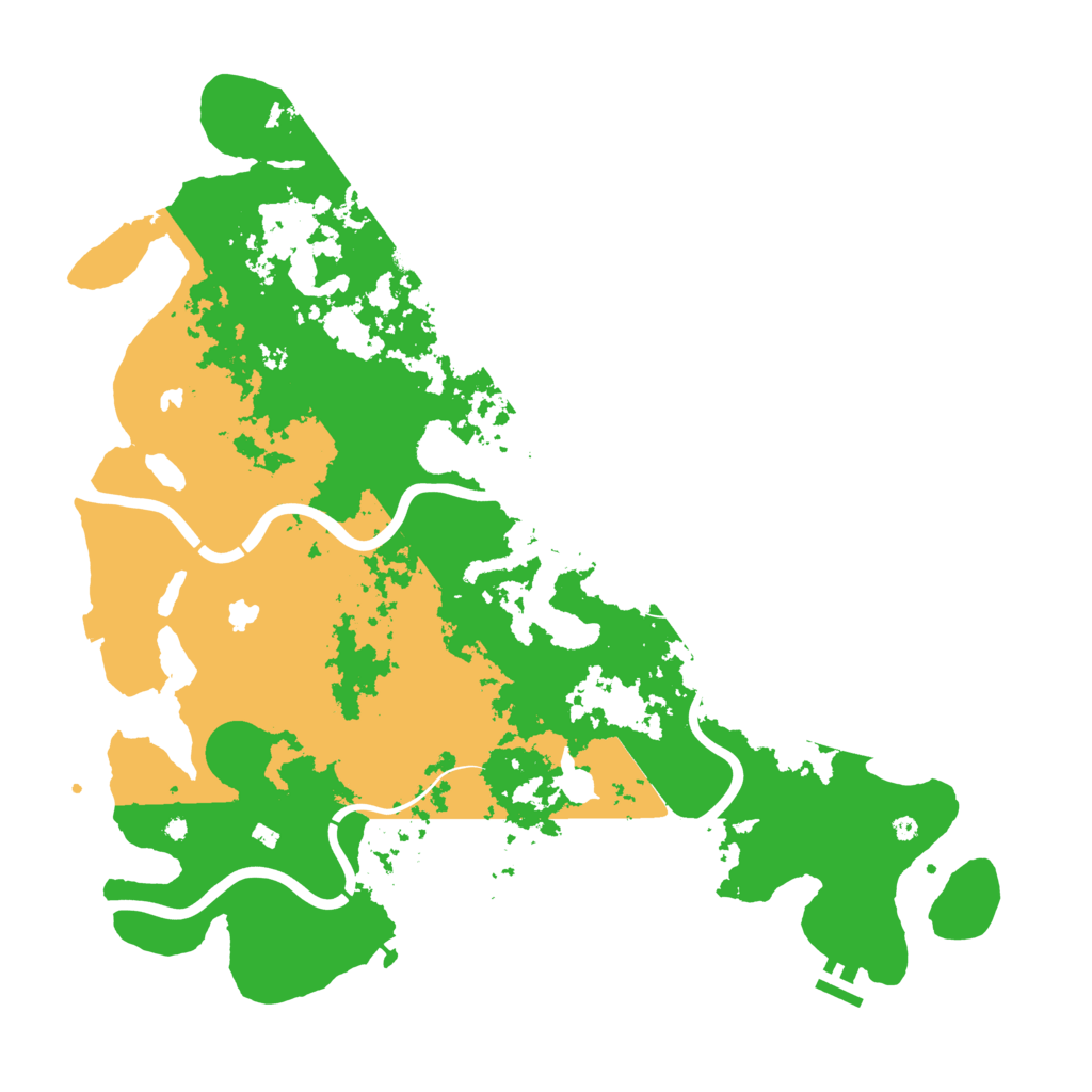 Biome Rust Map: Procedural Map, Size: 4500, Seed: 2795687