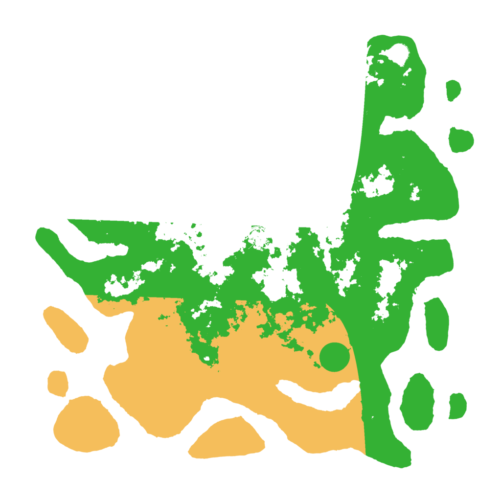 Biome Rust Map: Barren, Size: 4500, Seed: 3463565