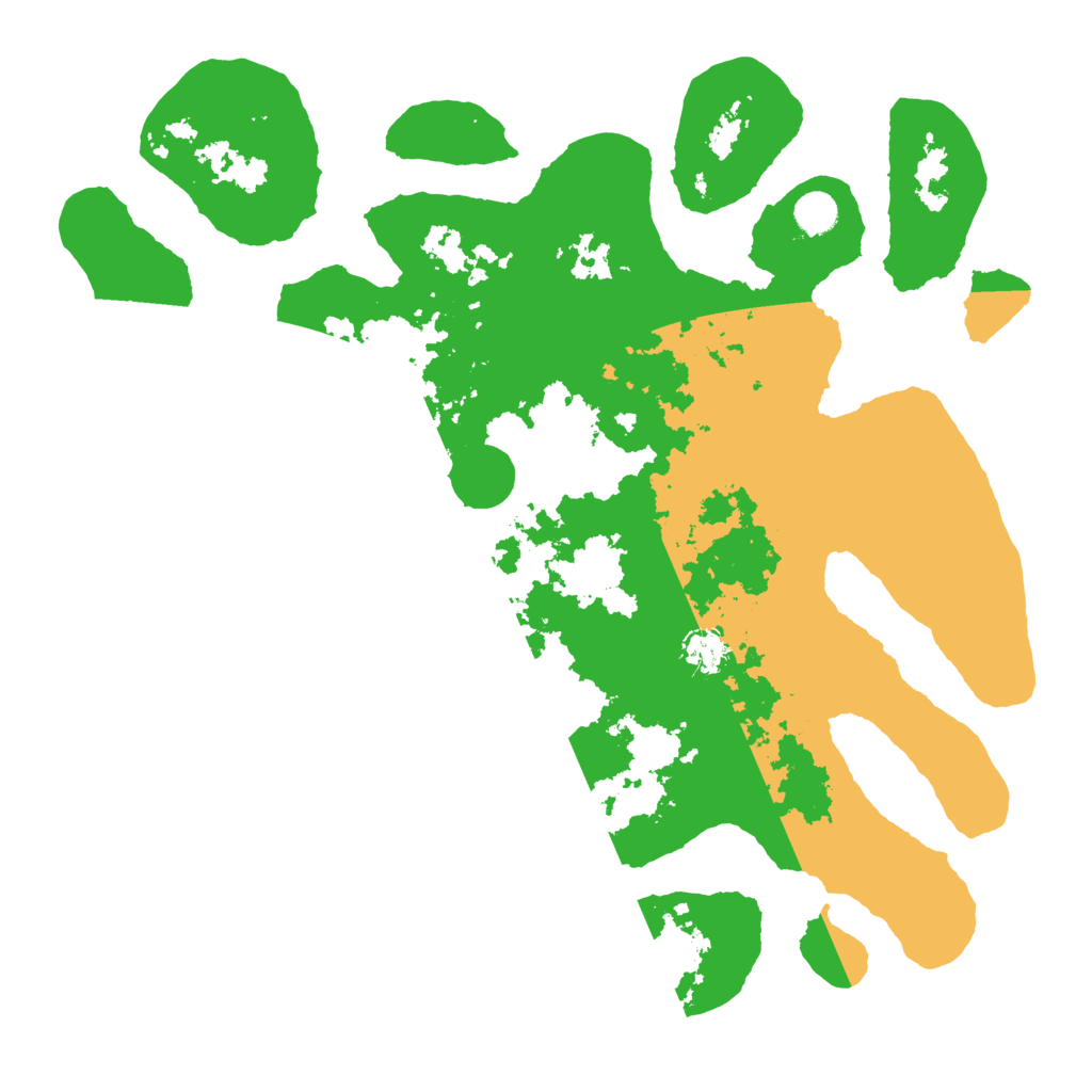 Biome Rust Map: Barren, Size: 4500, Seed: 884424