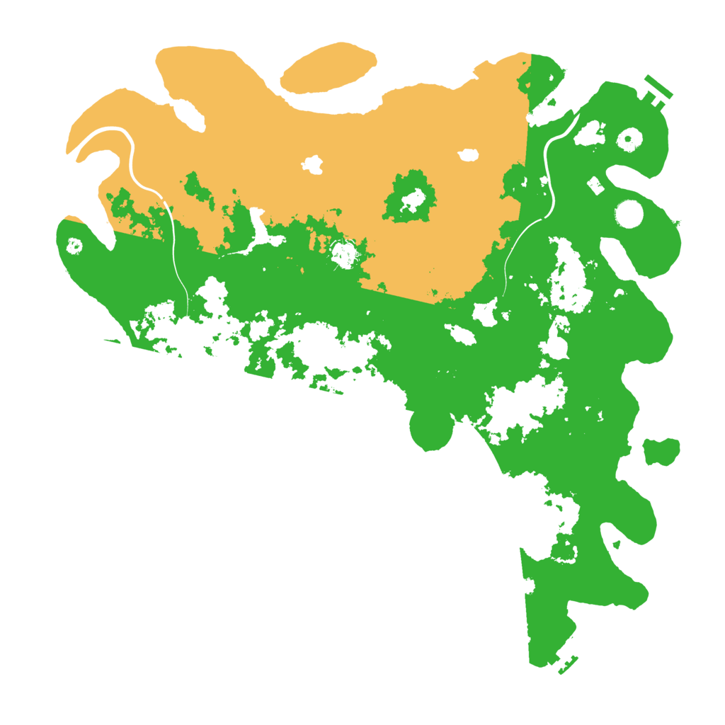 Biome Rust Map: Procedural Map, Size: 4500, Seed: 1492300