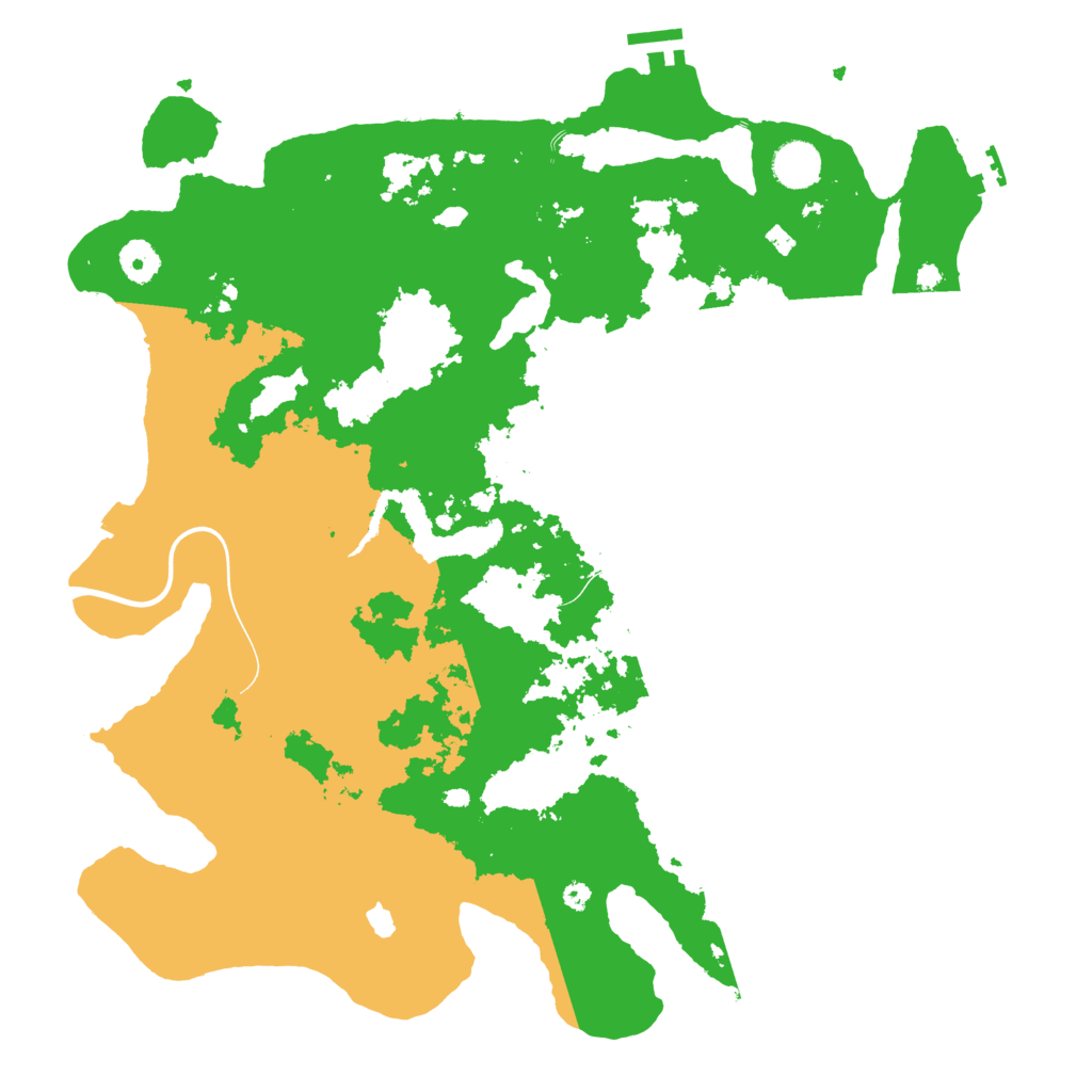 Biome Rust Map: Procedural Map, Size: 4000, Seed: 713005