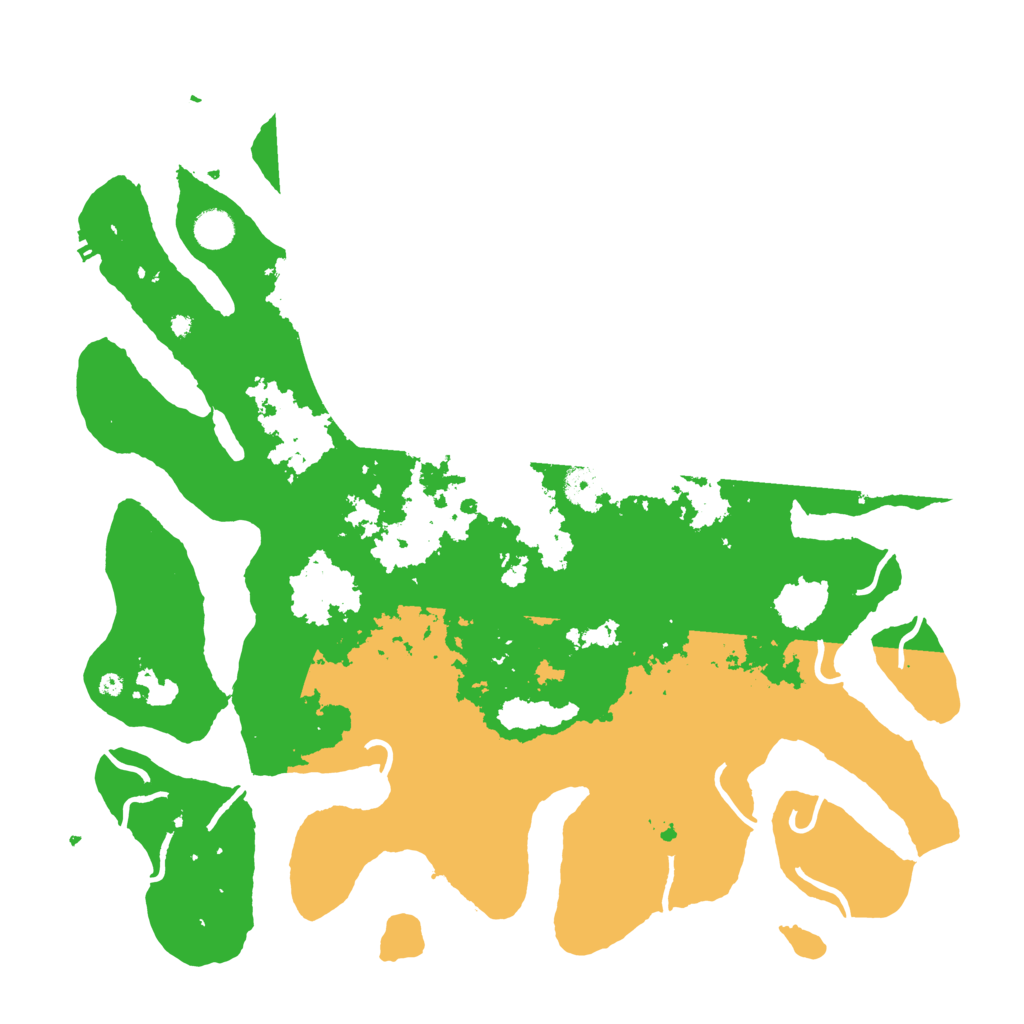 Biome Rust Map: Procedural Map, Size: 4500, Seed: 2601546