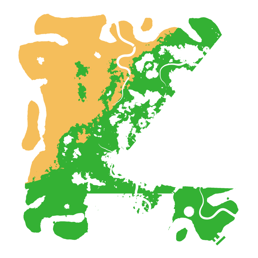 Biome Rust Map: Procedural Map, Size: 4500, Seed: 3602906