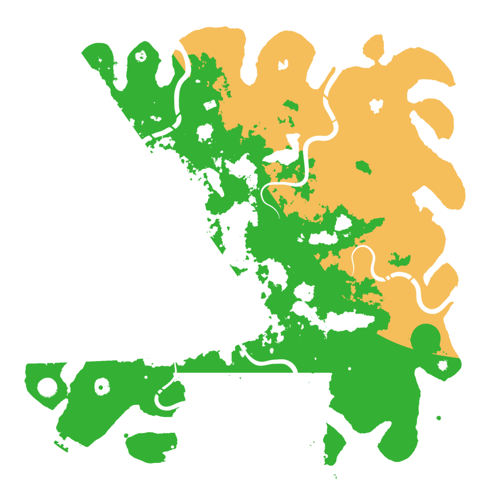 Biome Rust Map: Procedural Map, Size: 4500, Seed: 1209914