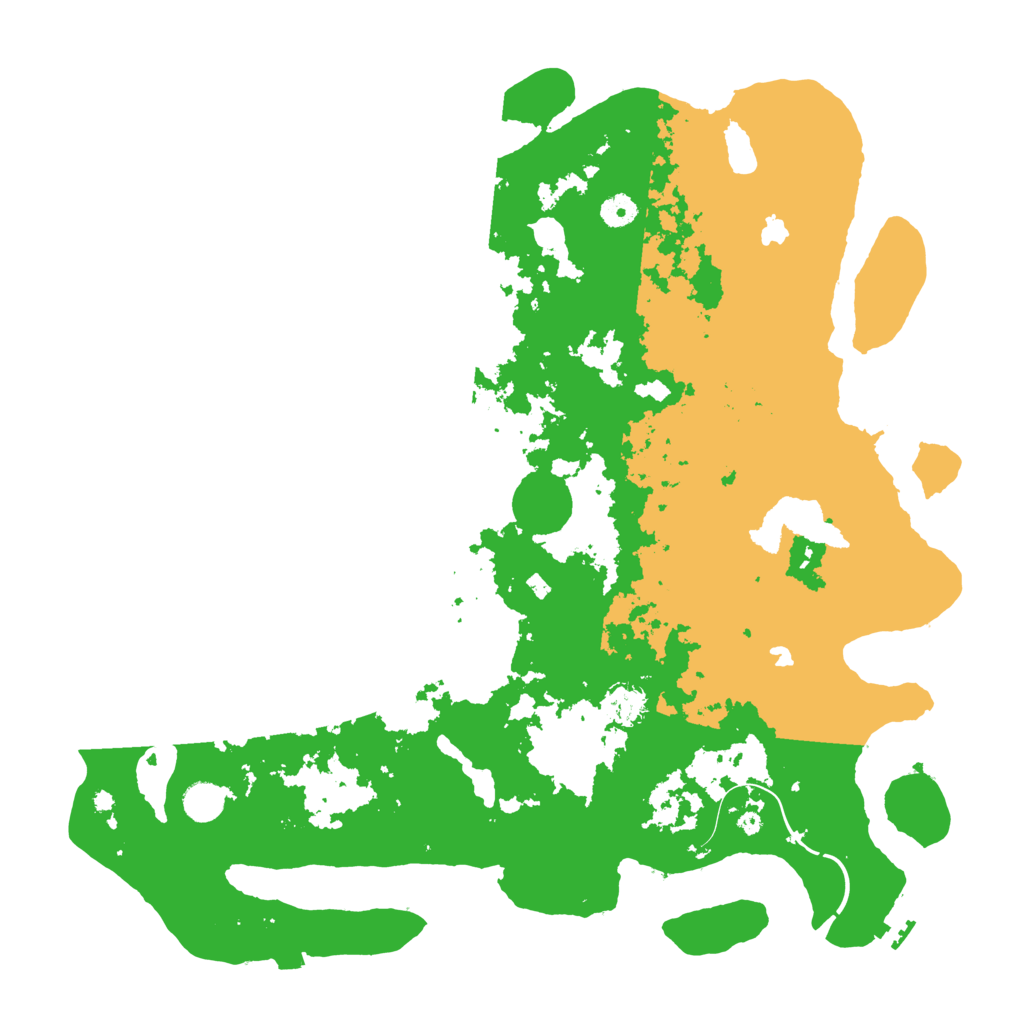 Biome Rust Map: Procedural Map, Size: 4500, Seed: 5105034