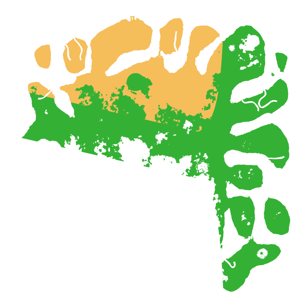 Biome Rust Map: Procedural Map, Size: 4500, Seed: 4544958