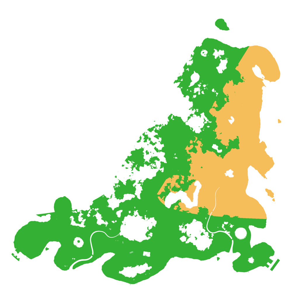 Biome Rust Map: Procedural Map, Size: 4500, Seed: 6244058