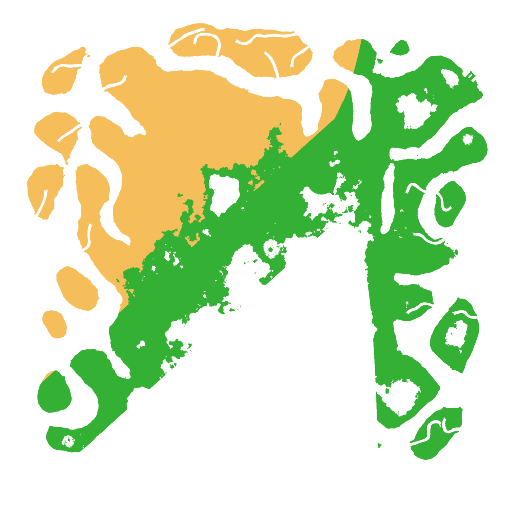 Biome Rust Map: Procedural Map, Size: 4500, Seed: 3495636