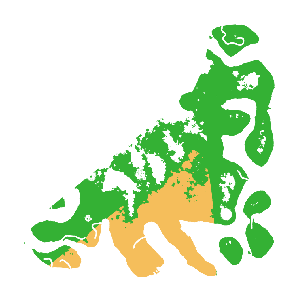 Biome Rust Map: Procedural Map, Size: 4500, Seed: 929096