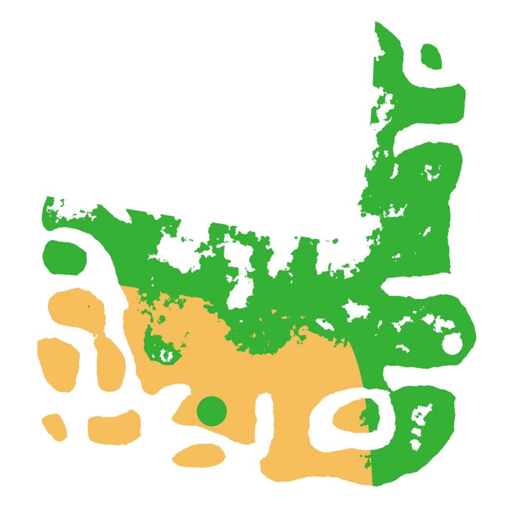 Biome Rust Map: Barren, Size: 4500, Seed: 70249