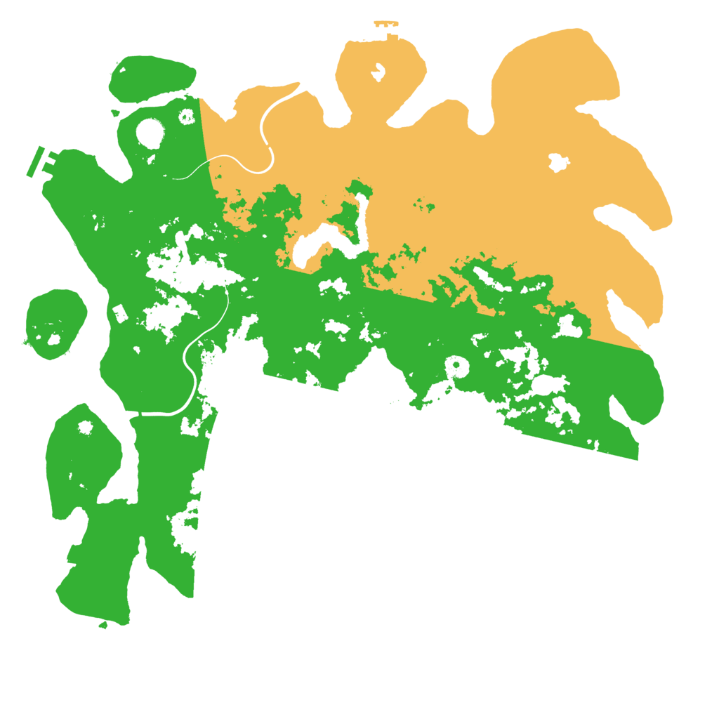 Biome Rust Map: Procedural Map, Size: 4500, Seed: 4762407