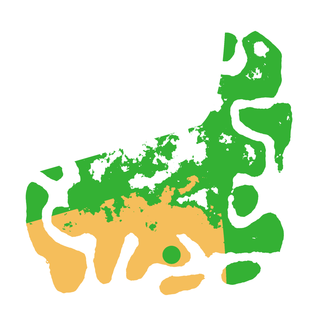 Biome Rust Map: Barren, Size: 4500, Seed: 643346