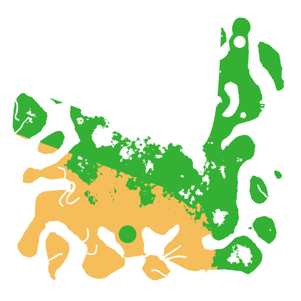 Biome Rust Map: Procedural Map, Size: 4500, Seed: 1418008