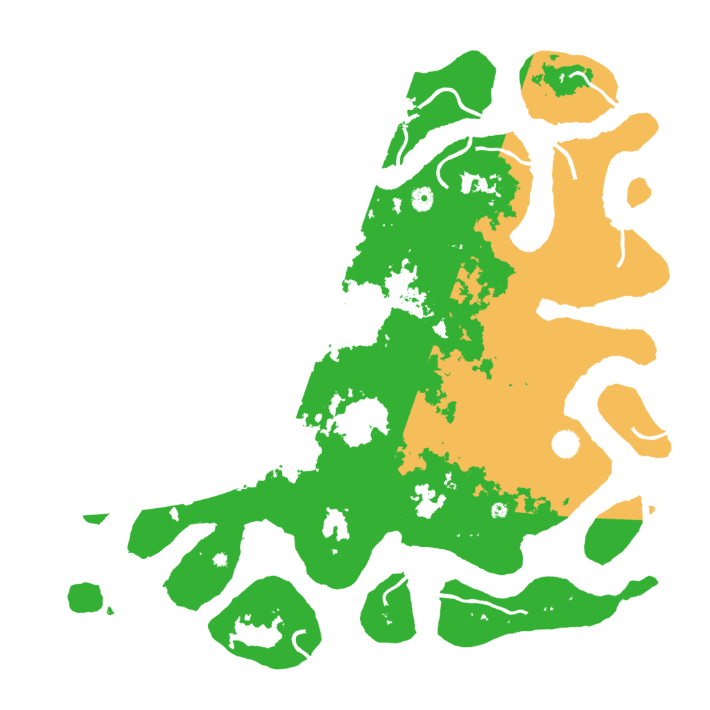 Biome Rust Map: Procedural Map, Size: 4500, Seed: 2627588
