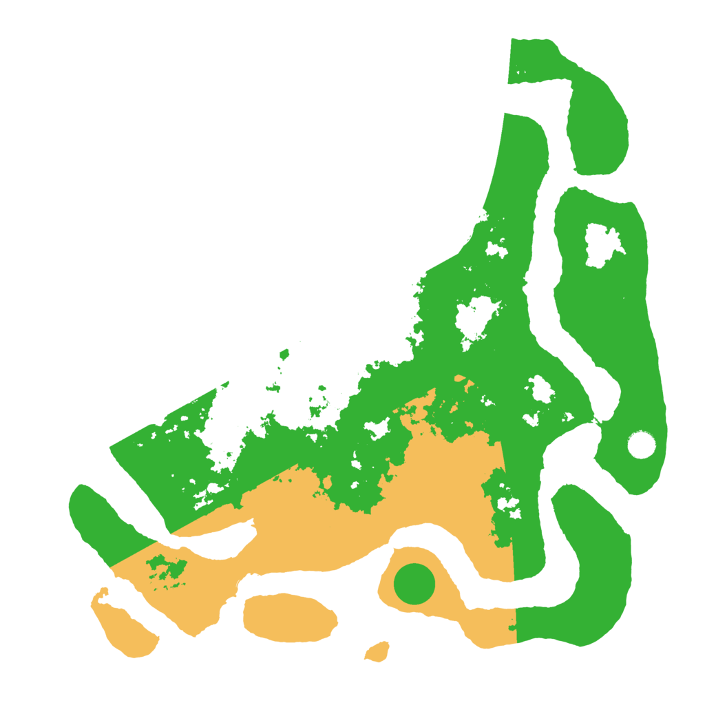 Biome Rust Map: Barren, Size: 4500, Seed: 5838520