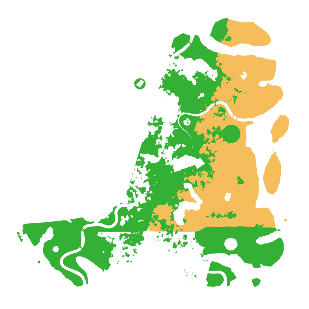 Biome Rust Map: Procedural Map, Size: 4500, Seed: 3648101