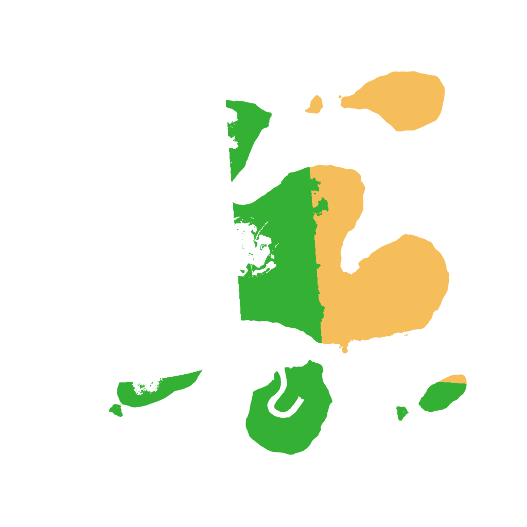 Biome Rust Map: Procedural Map, Size: 2000, Seed: 72251