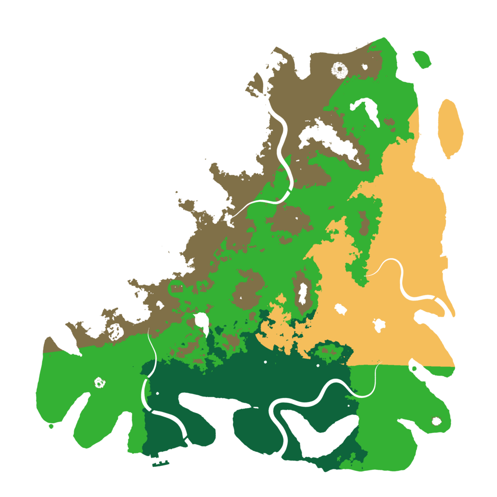 Biome Rust Map: Procedural Map, Size: 4500, Seed: 6160899