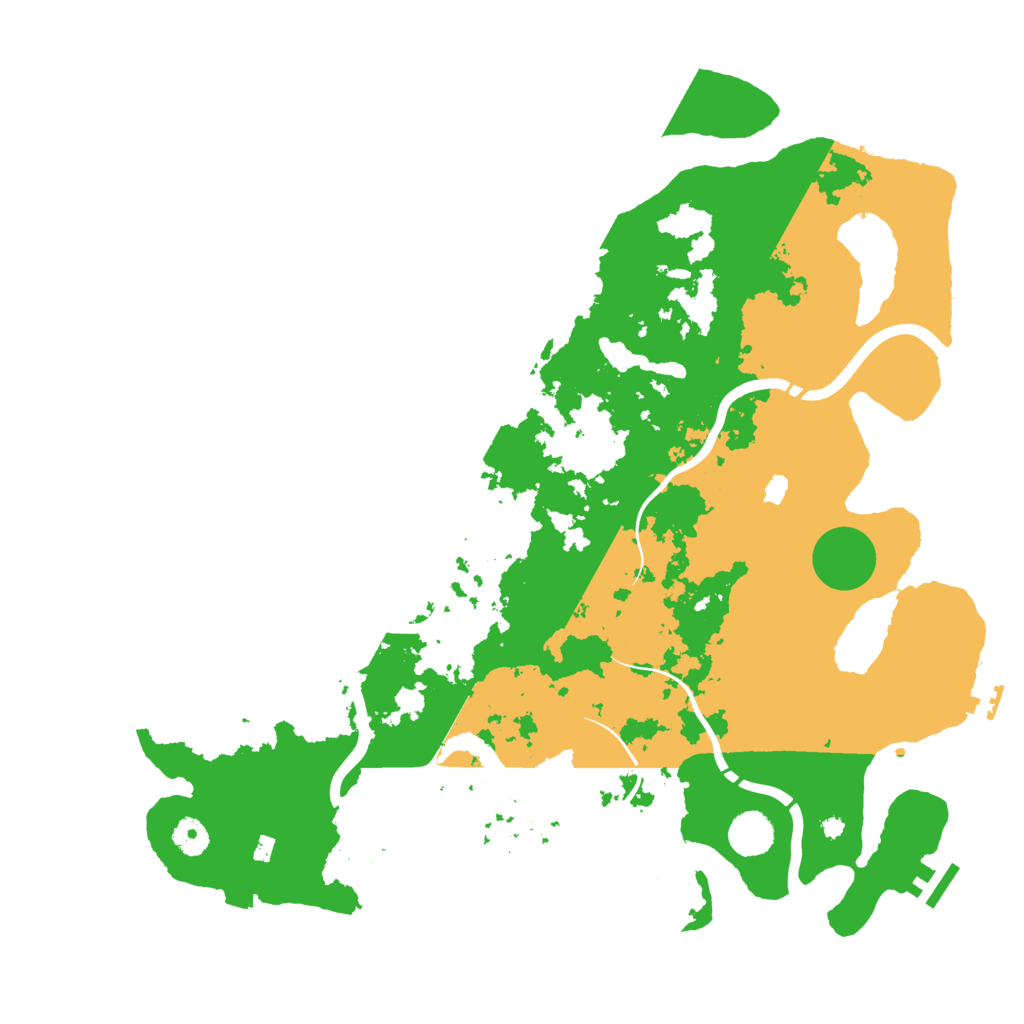 Biome Rust Map: Procedural Map, Size: 4250, Seed: 6241874