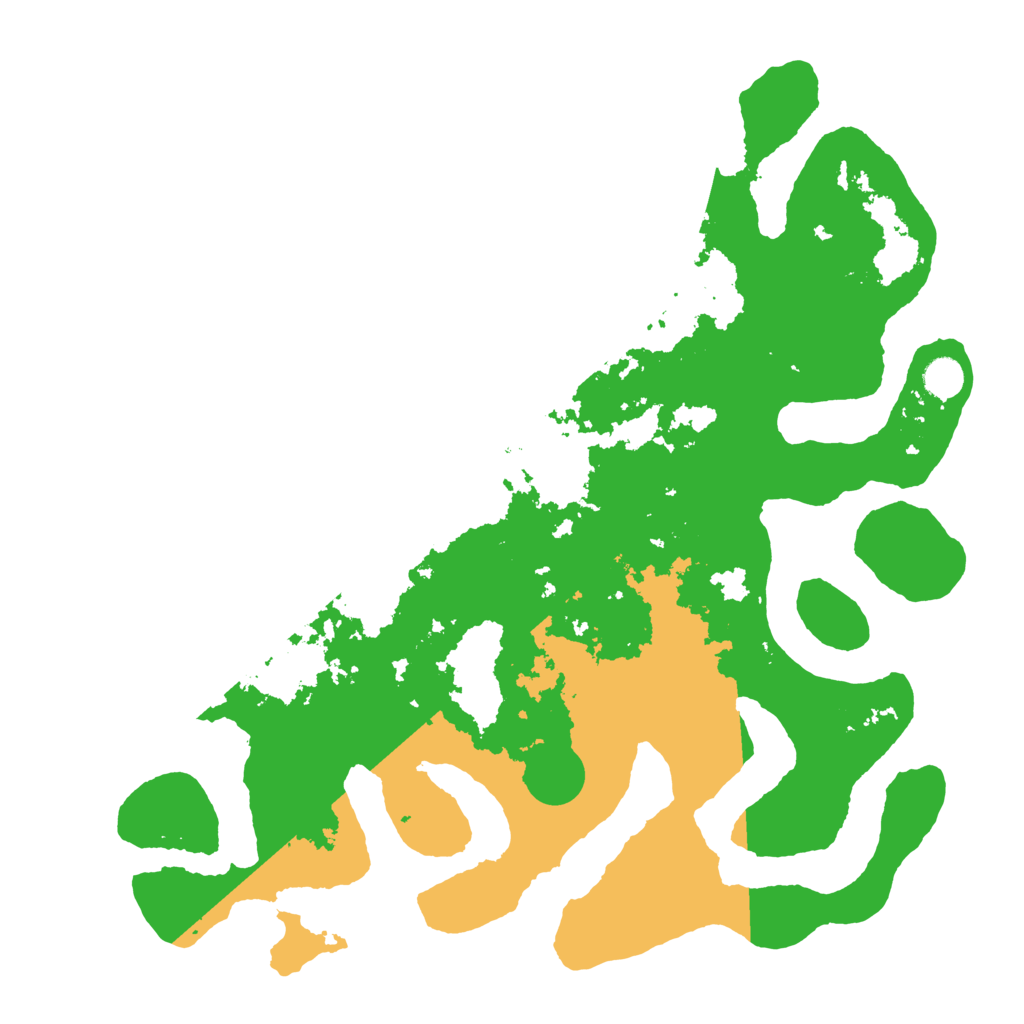 Biome Rust Map: Barren, Size: 4500, Seed: 3710076