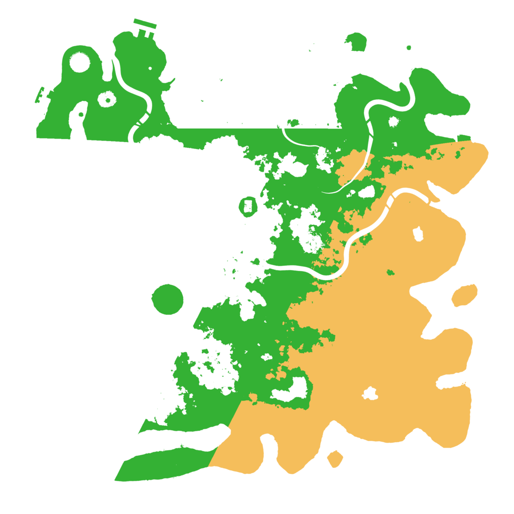 Biome Rust Map: Procedural Map, Size: 4500, Seed: 464969