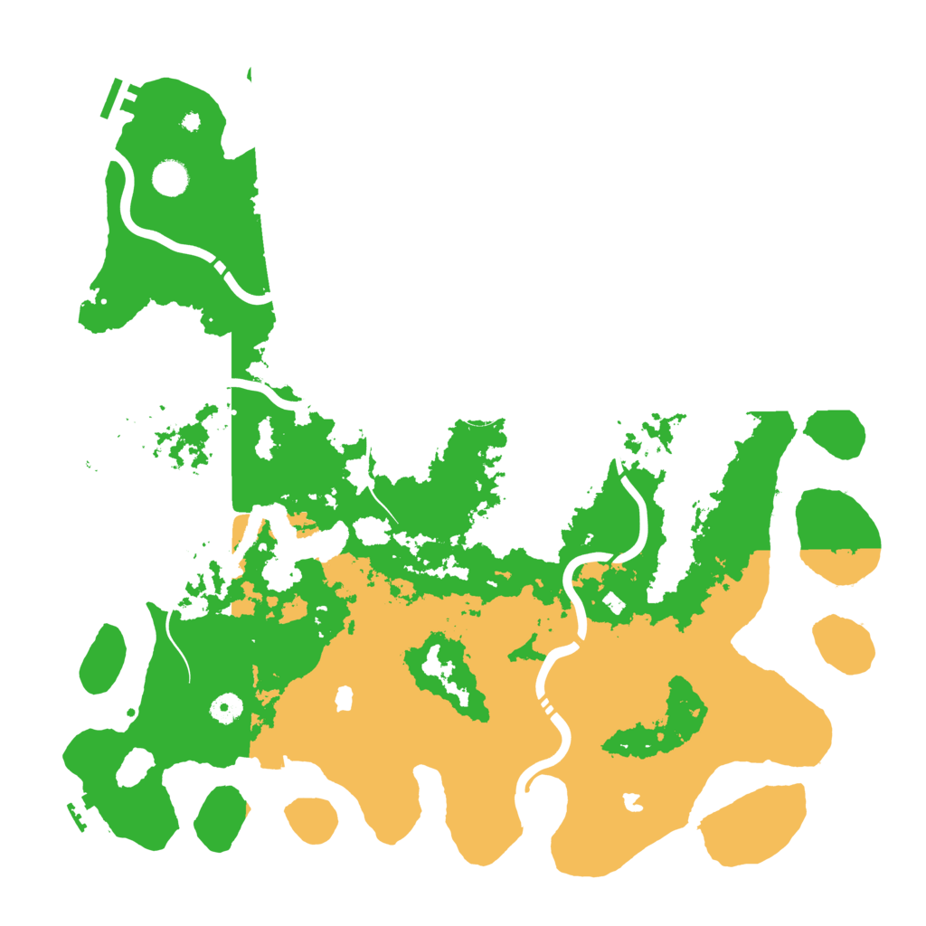Biome Rust Map: Procedural Map, Size: 4500, Seed: 4228662