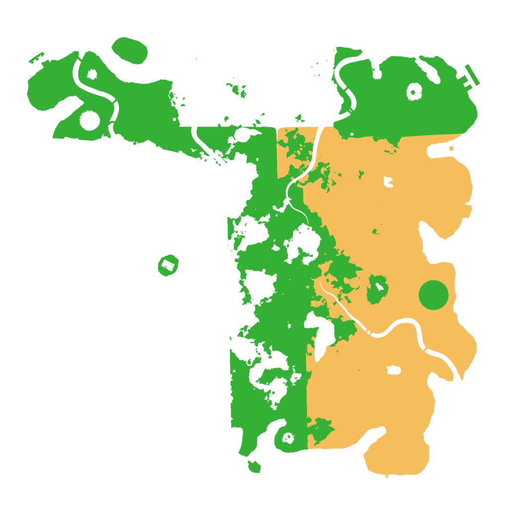 Biome Rust Map: Procedural Map, Size: 4500, Seed: 327159
