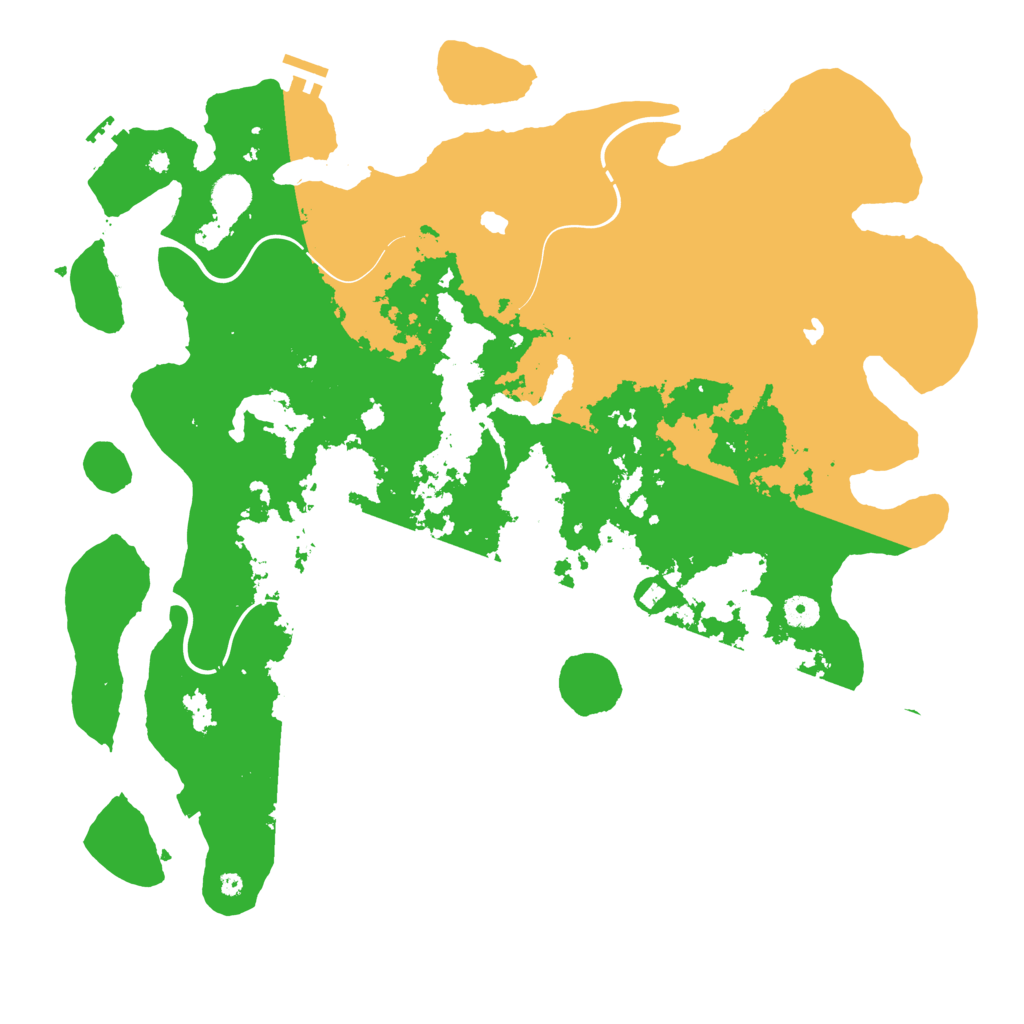 Biome Rust Map: Procedural Map, Size: 4500, Seed: 3830331