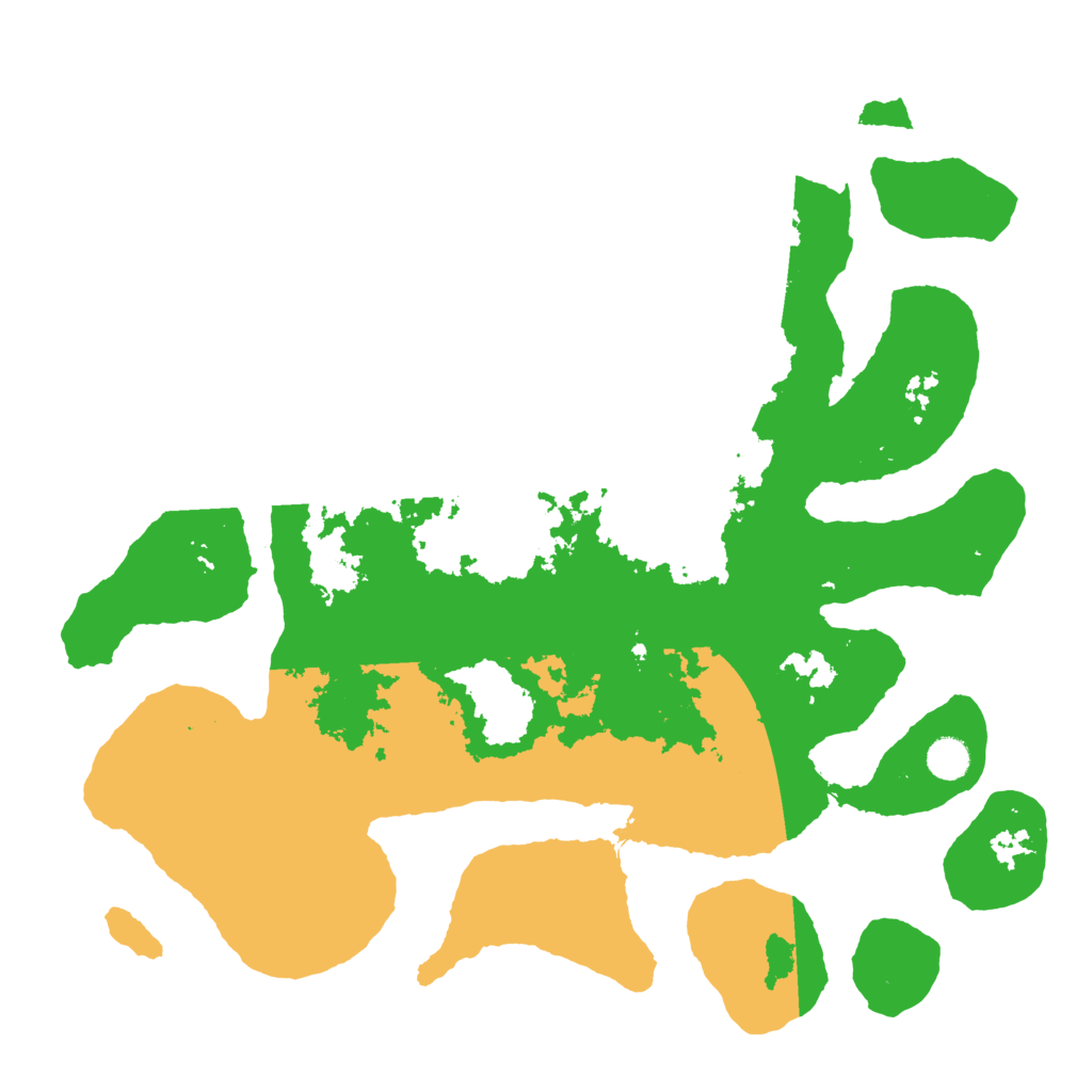 Biome Rust Map: Barren, Size: 4500, Seed: 857564