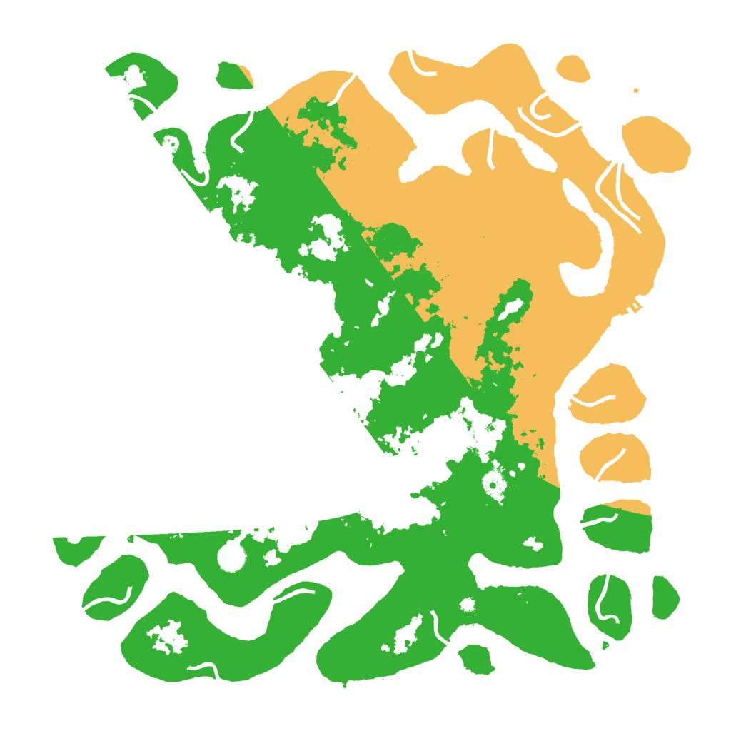 Biome Rust Map: Procedural Map, Size: 4500, Seed: 6033341