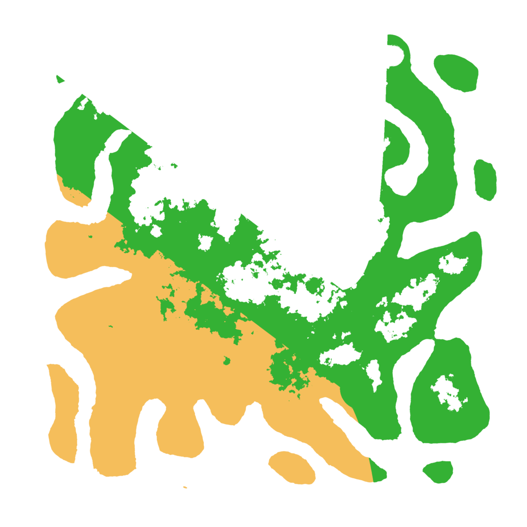 Biome Rust Map: Barren, Size: 4500, Seed: 501964