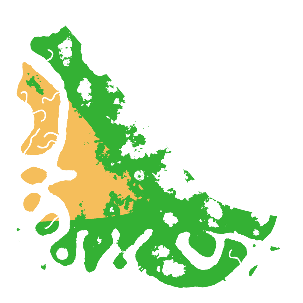 Biome Rust Map: Procedural Map, Size: 4500, Seed: 544605