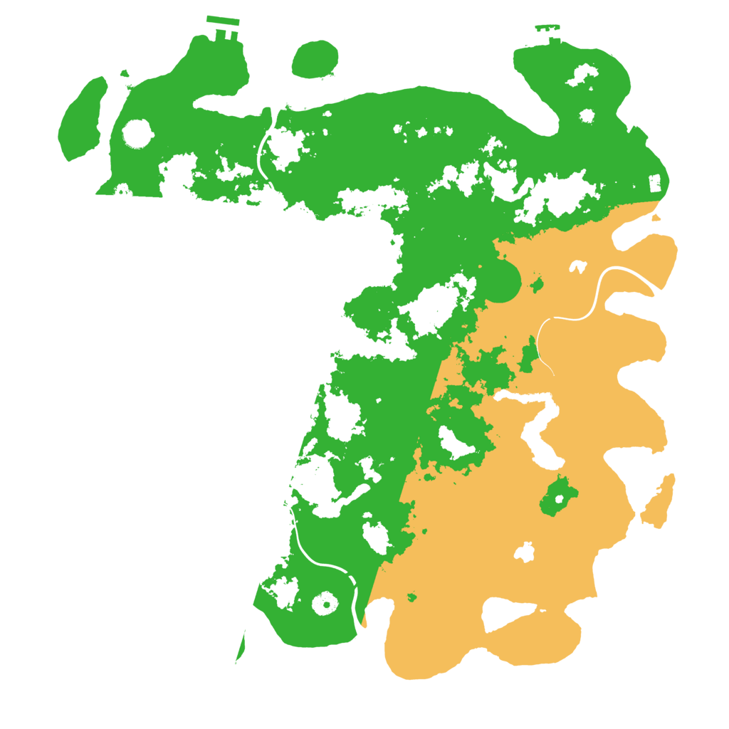 Biome Rust Map: Procedural Map, Size: 4500, Seed: 5749054