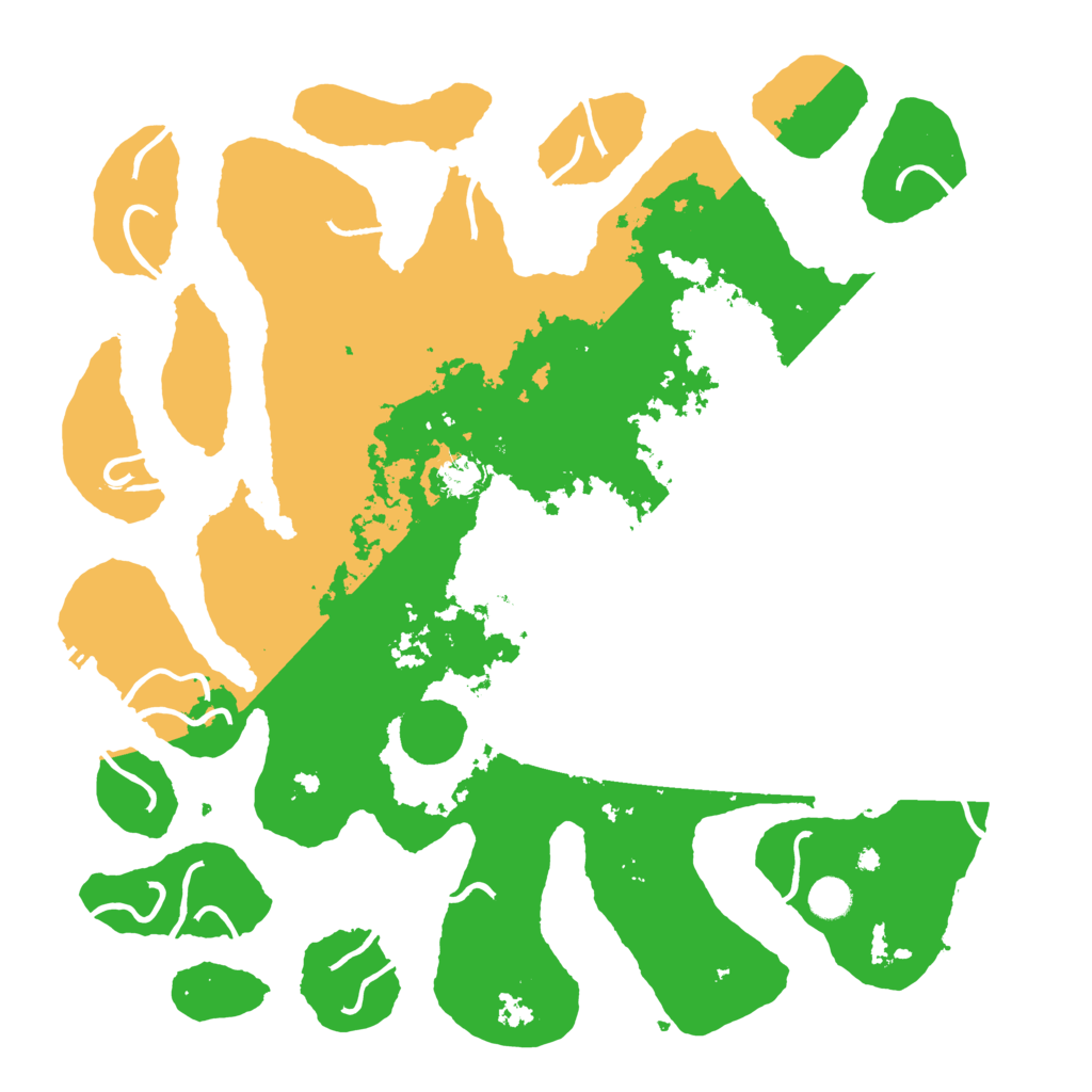 Biome Rust Map: Procedural Map, Size: 4500, Seed: 622425