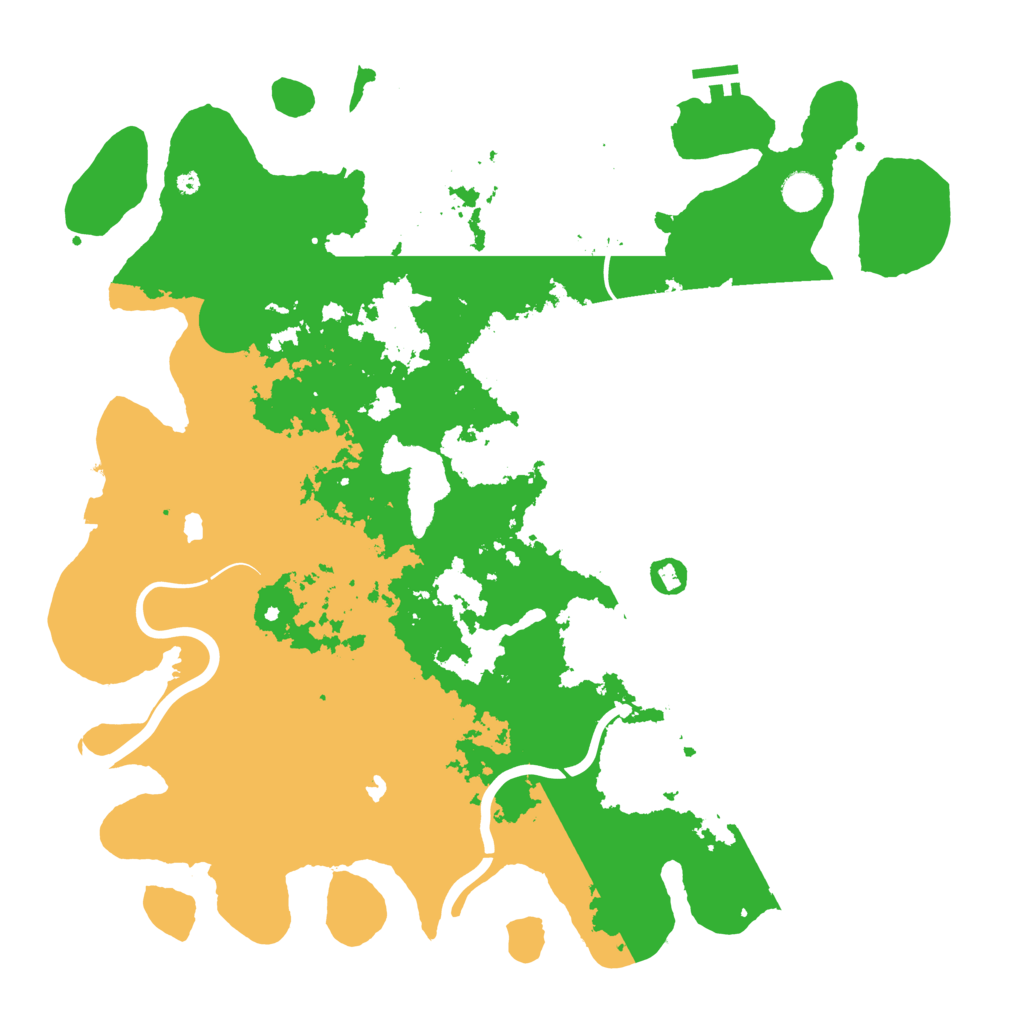 Biome Rust Map: Procedural Map, Size: 4500, Seed: 5032046